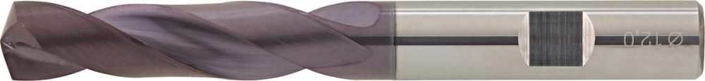 Spiralbohrer VHM TiAlN Typ UNI Schaft HB 3xD 3mm FORTIS