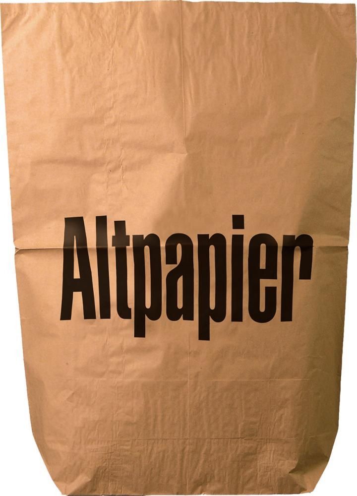 Papiersack Altpapier