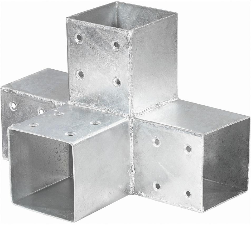 QUATRO-Steckverbinder Mitte zweifach, 30,5 x 20 x 20 cm für 9 x 9 cm