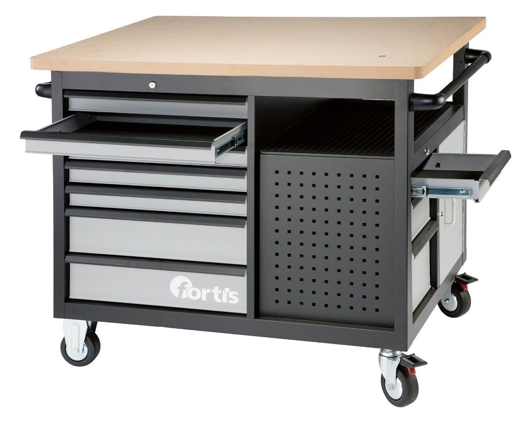 FORMAT Rollwerkbank, schwarz/grau