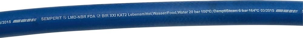 Reinigungsschlauch LMD NBR, blau, 13x5mm, 40m Semperit