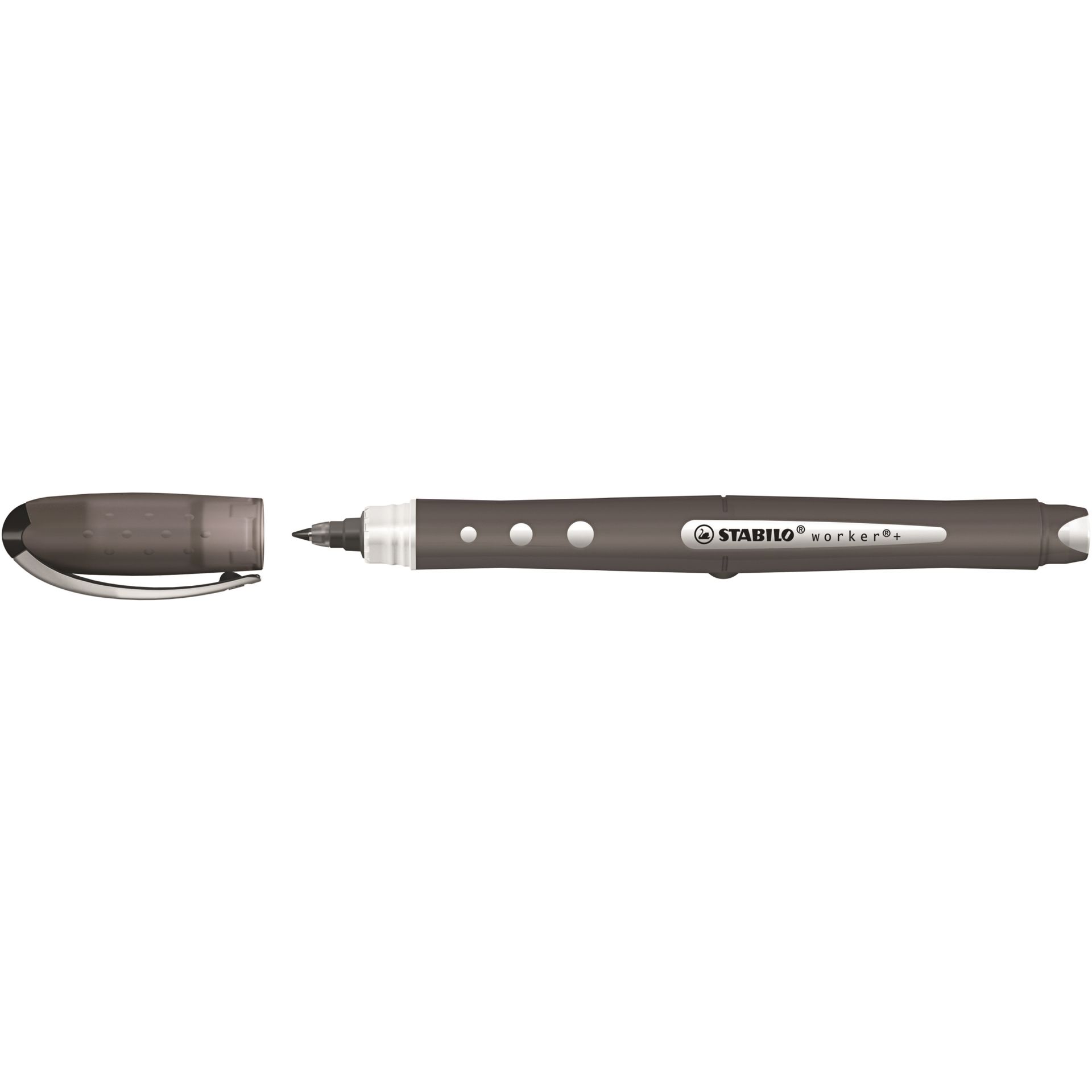 Rollerball worker colorful 0,5mm Kappenmodell sw