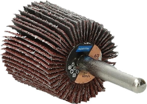 Fächerschleifer m.Schaft R207Plus 30x30x6 P60