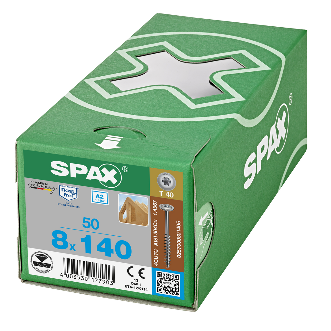 SPAX HI.FORCE Tellerkopf T-STAR plus TG