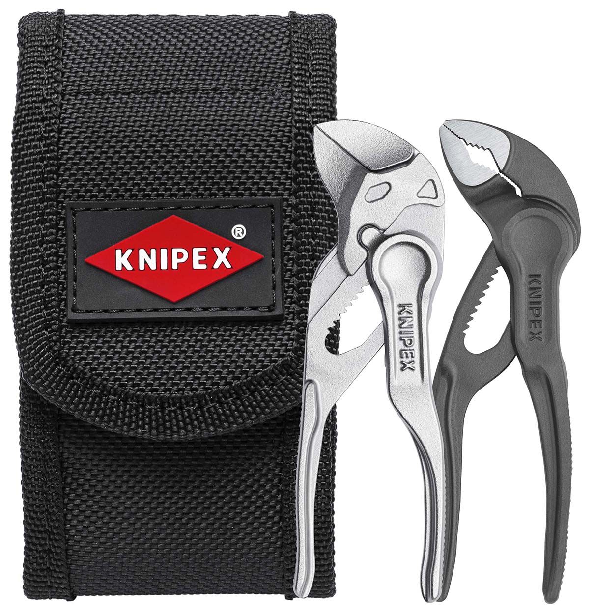 KNIPEX Mini-Zangenset XS 1 x 87 00 100, 1 x 86 04 100 150 mm