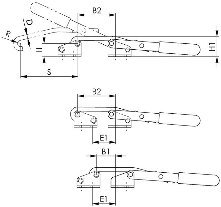 Verschlussspanner 6847 Gr.1 AMF