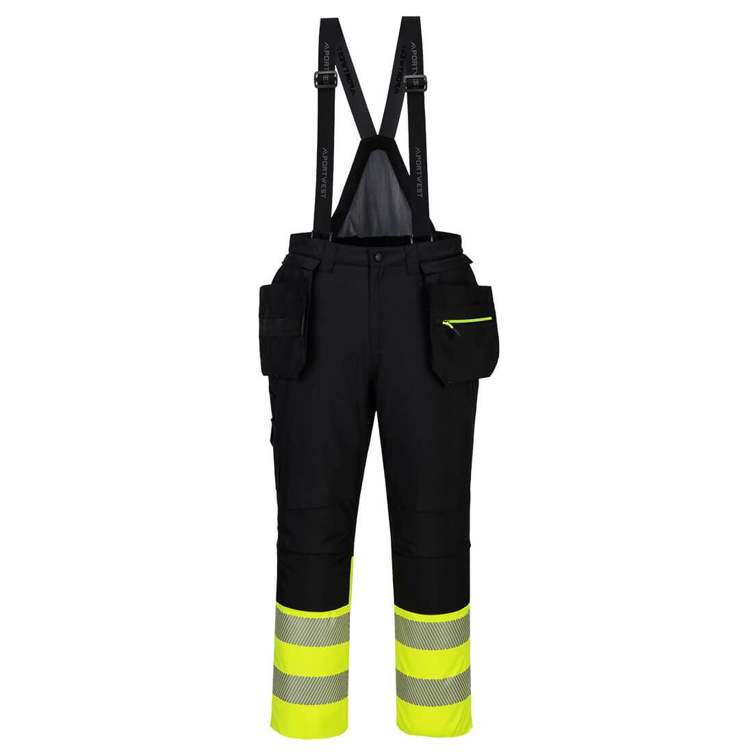 Portwest DX4 Warnschutz-Latzhose Kl. 1, Gelb, Gr. 3XL