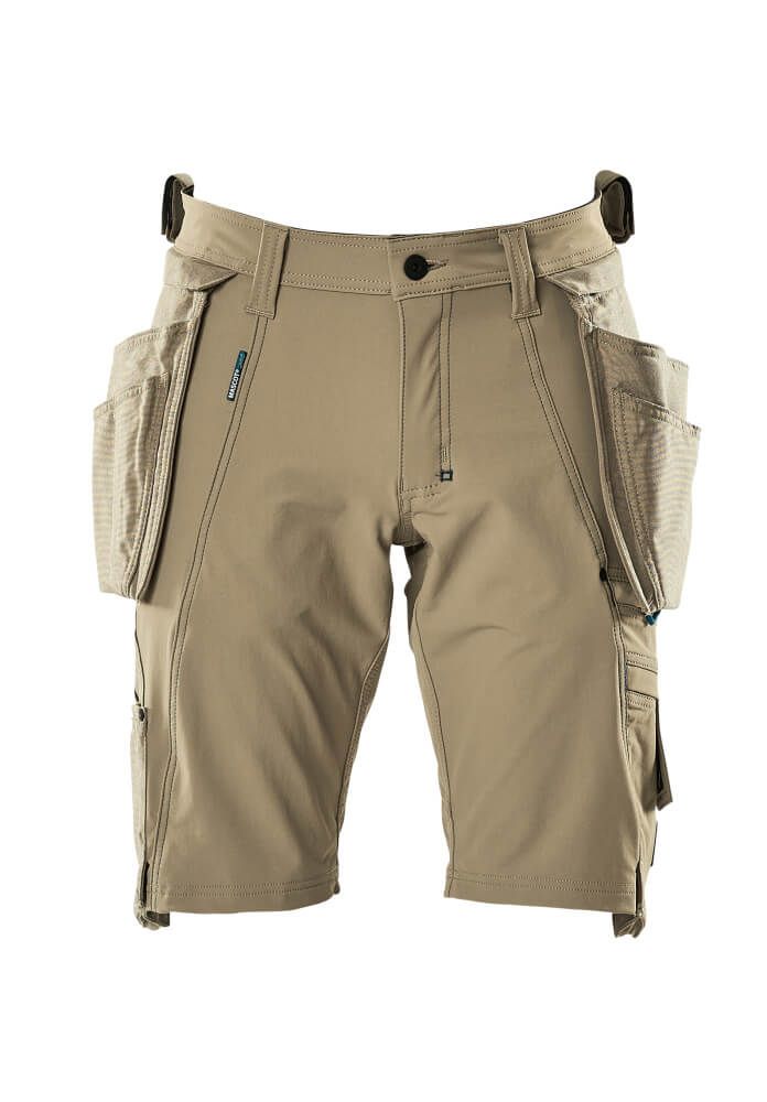 Shorts mit Hängetaschen Hellkhaki, C42