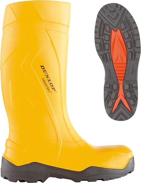 Stiefel Dunlop Purofort+,S5 , Gr.43, gelb