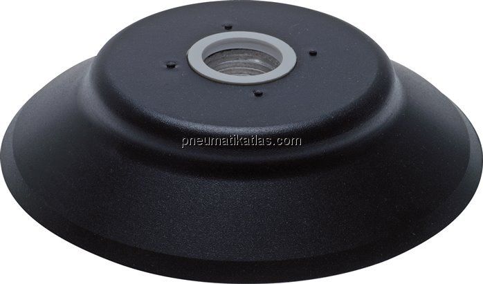 Flachsauger (stabile Lippe), 60x5mm, G 1/4", NBR (55A, schwarz)