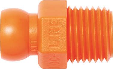 Anschlussnippel 4-teilig für Kühlmittelschlauch R1/4"" LOC-LINE
