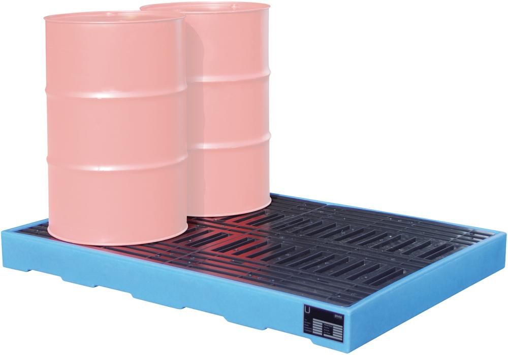 Bodenwanne 1660x1260x150 4 Fässer a 200 l