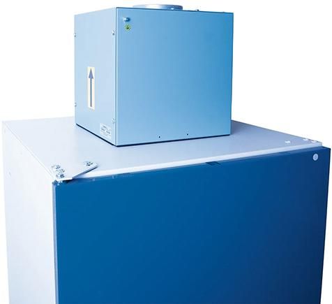 Abluftgebläse ATEX für EN-Sicherheitsschrank Ø 125mm B350xT370XH500 mm