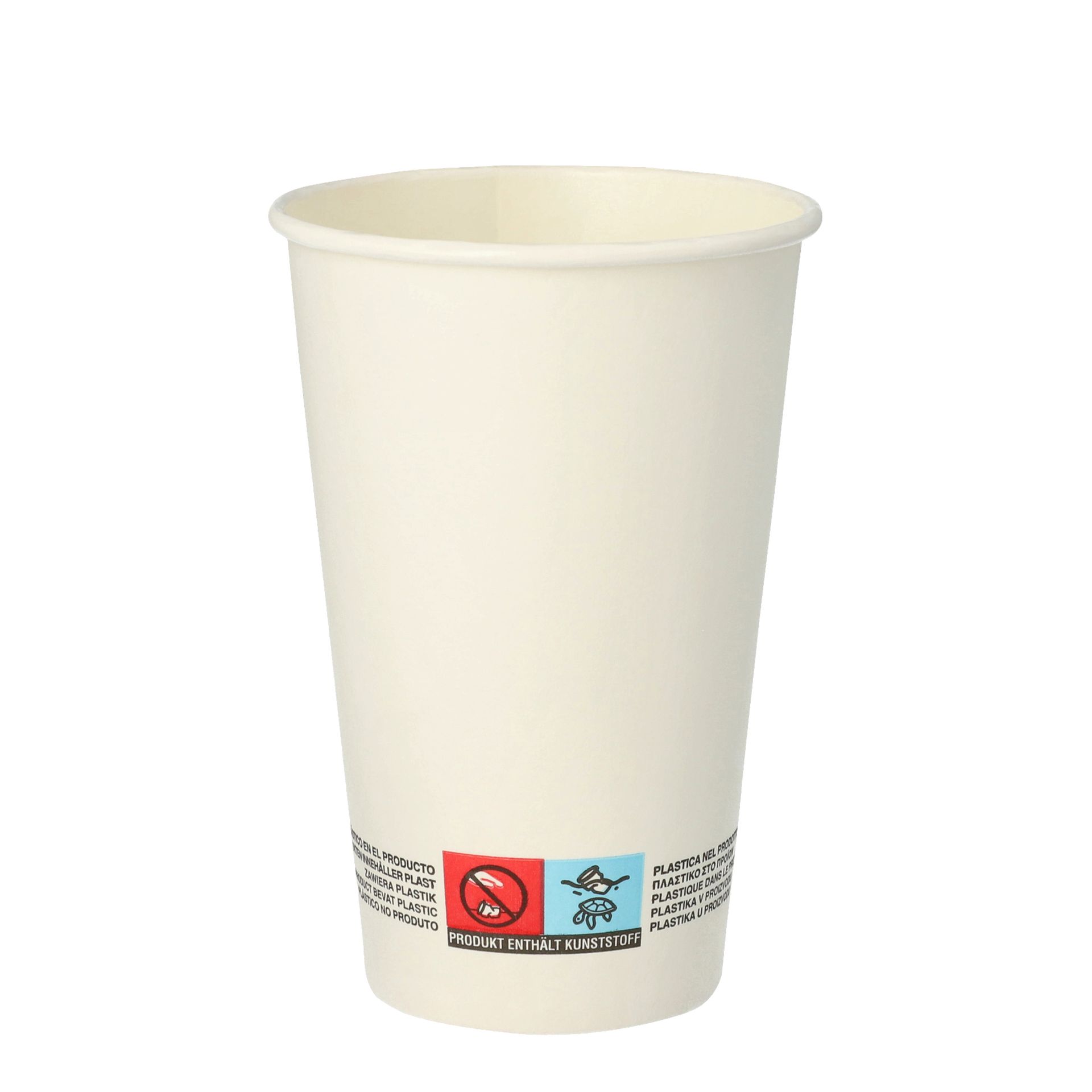 Trinkbecher pure Pappe 0,3l weiß 50 St./Pack.