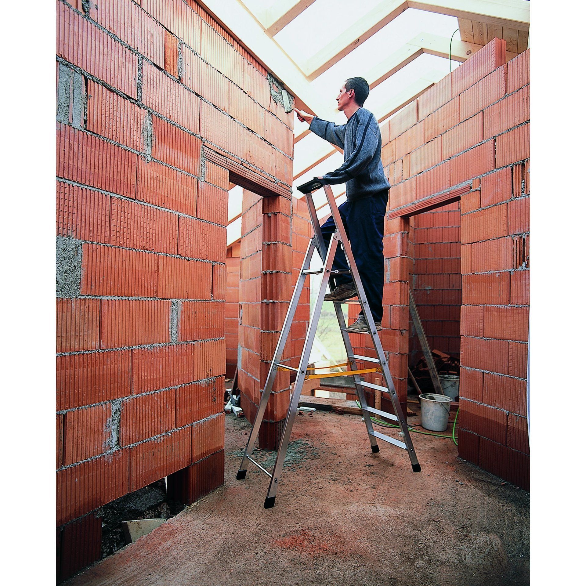Zarges Nova S - Stufen-Stehleiter 4 Stufen
