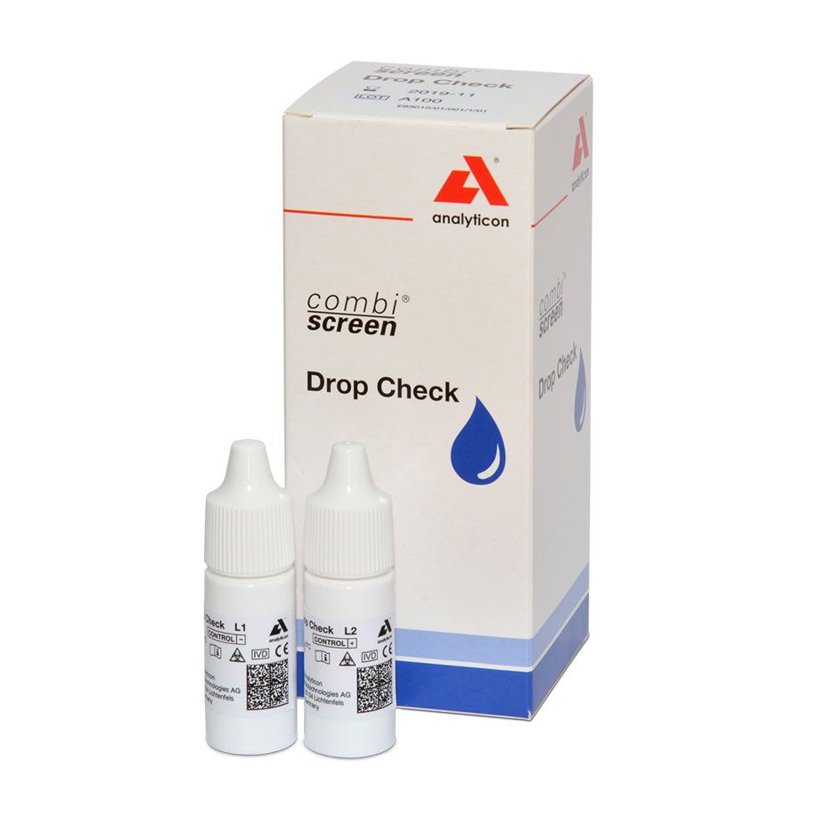 CombiScreen Drop Check Control(2 x 5 ml, Level 1 + Level 2)