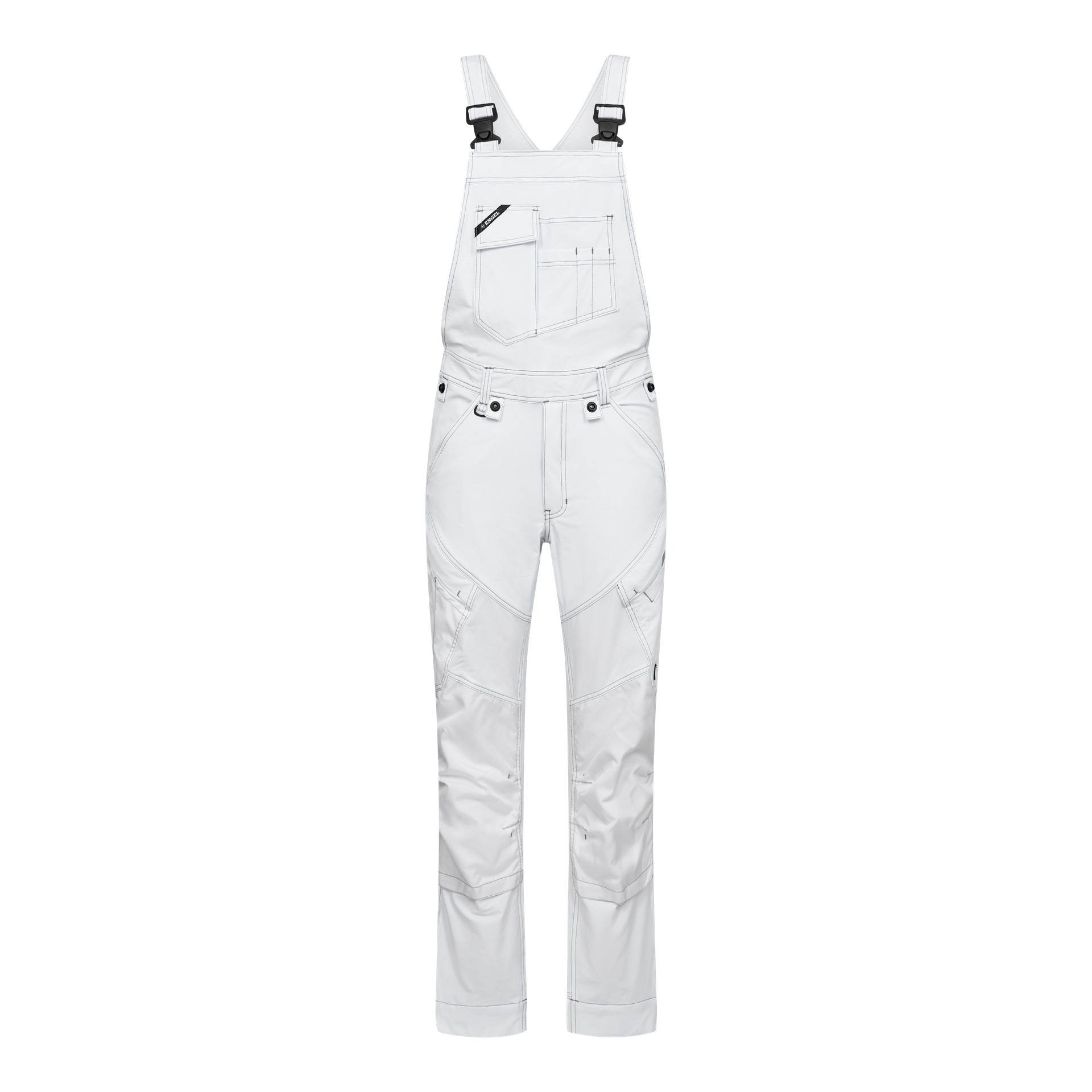 X-treme Latzhose mit 4-Wege-Stretch Weiss, Gr. 42