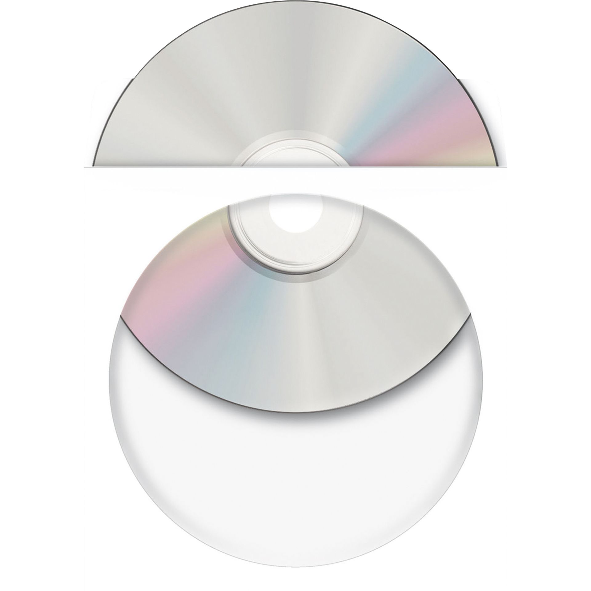 CD-DVD Hülle 124x124mm m.Sichtf. 1.000 St./Pack.