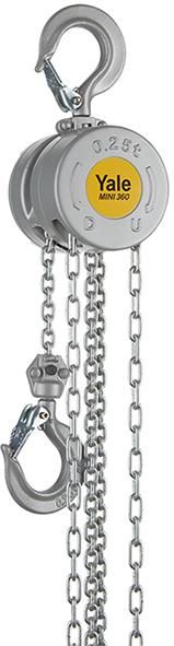 Stirnradflaschenzug YaleMINI 360 0,25t 6m HubHub 6,0 m Tragkraft 250 kg