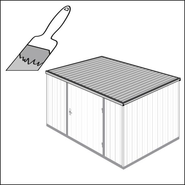 Mehrpreis Dachlackierung für 3x 4m Kombinationen