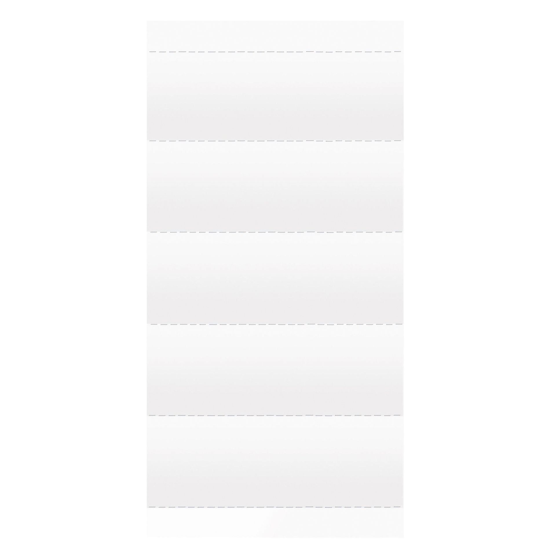 Beschriftungsschild 60x20mm Papier weiß 100 St./Pack.