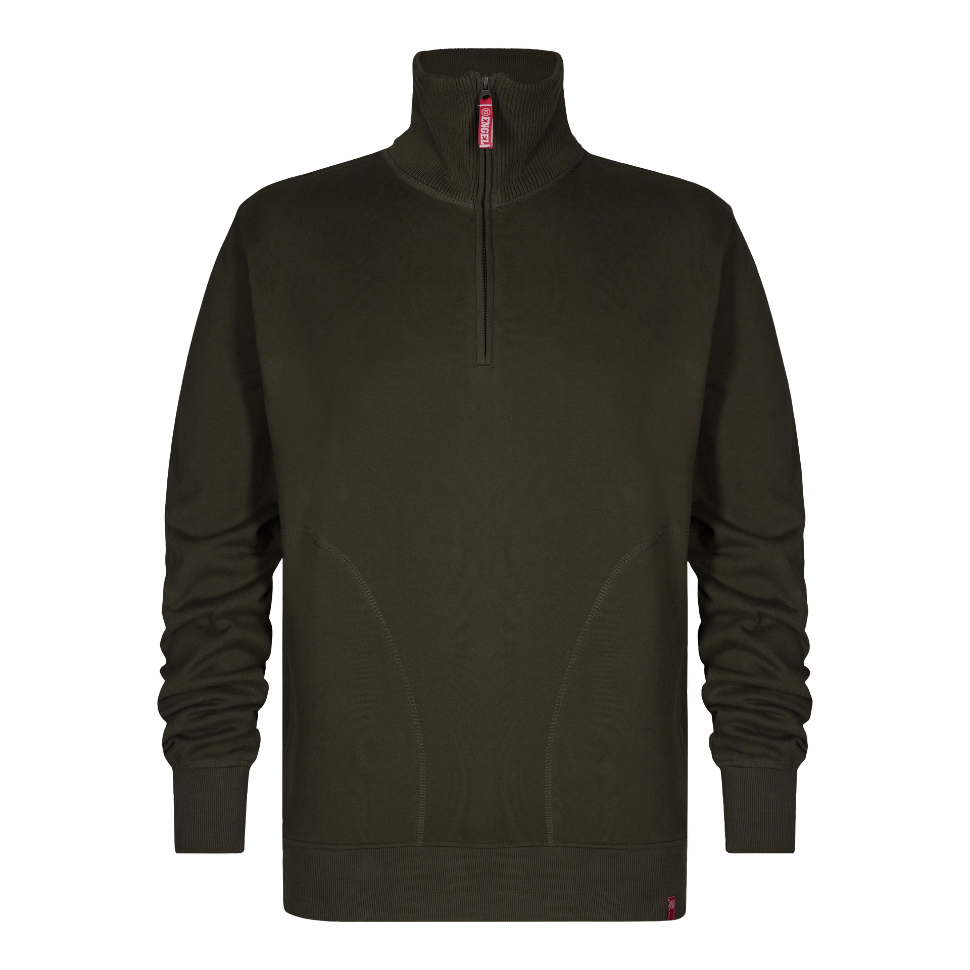 Extend Sweatshirt mit hohem Kragen Forest Green, Gr. L