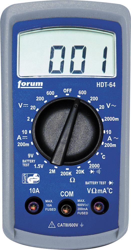 FORUM Digital-Multimeter 2-600V in Tasche