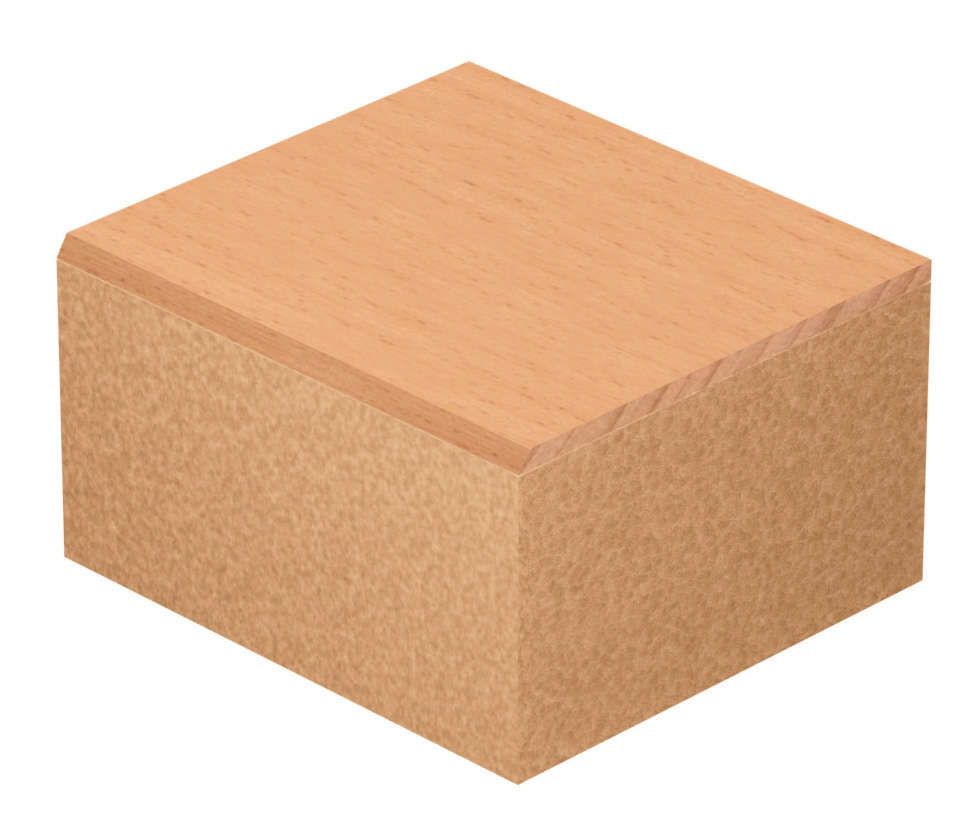 HW-Wendeplatten-Bündigfräser Z2 mit Anlauflager