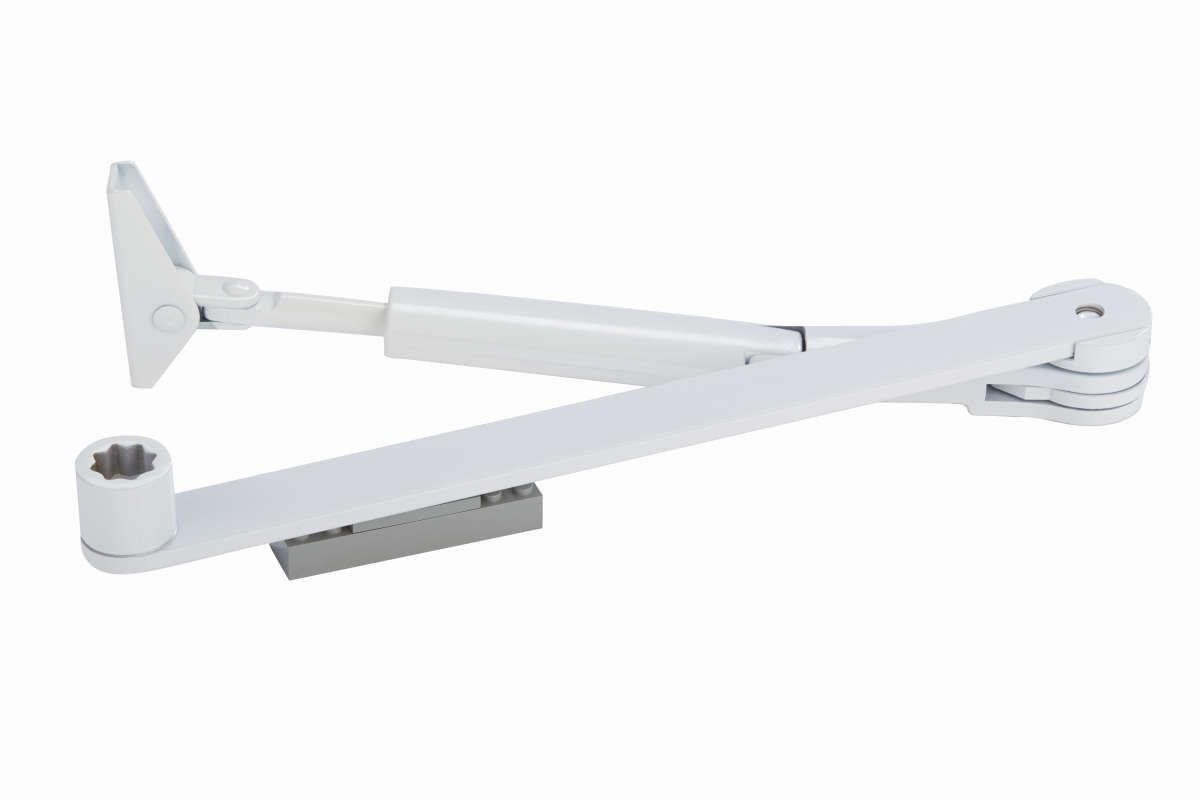 Rastfeststellarm ohne Absch. RAL 9016