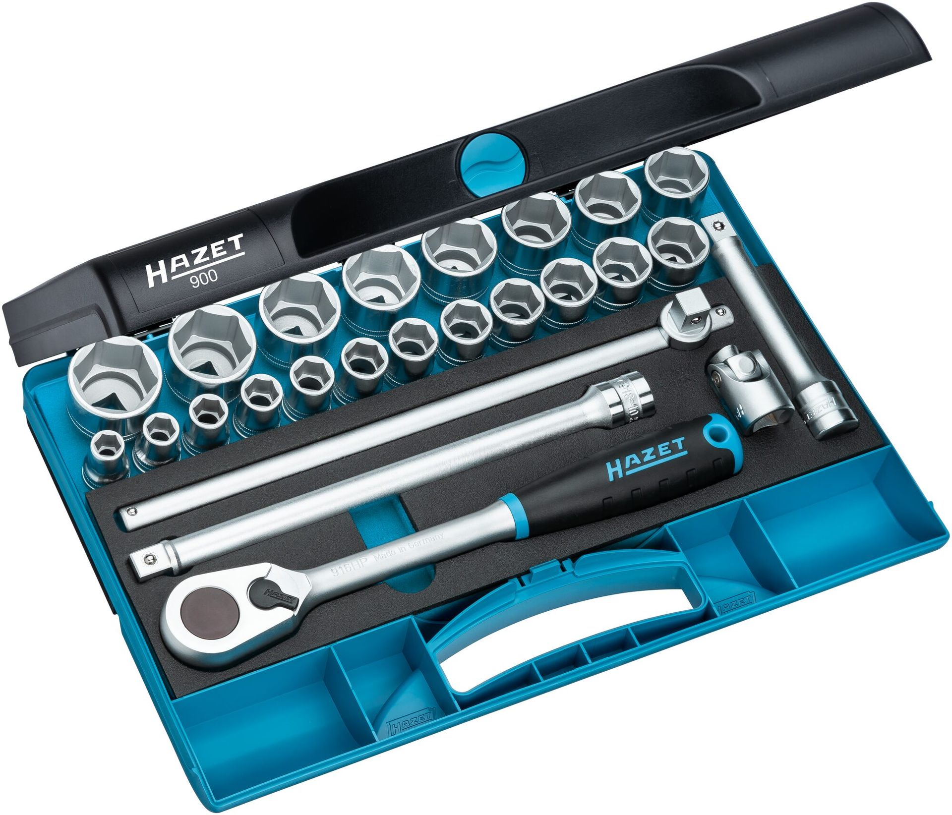 Steckschlüssel-Garnitur 1/2" 900 25-teilig Hazet