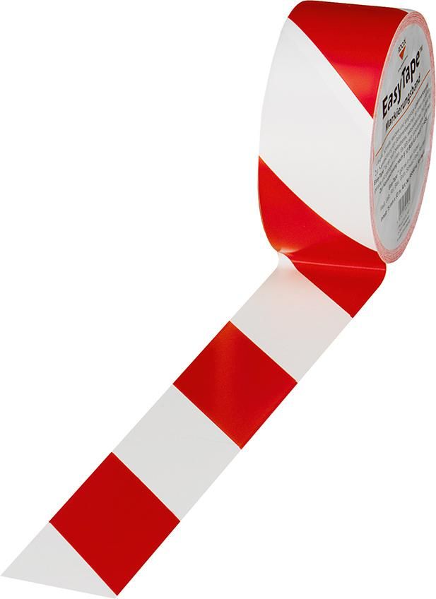 Markierungsband 50mmx33m rot / weiß