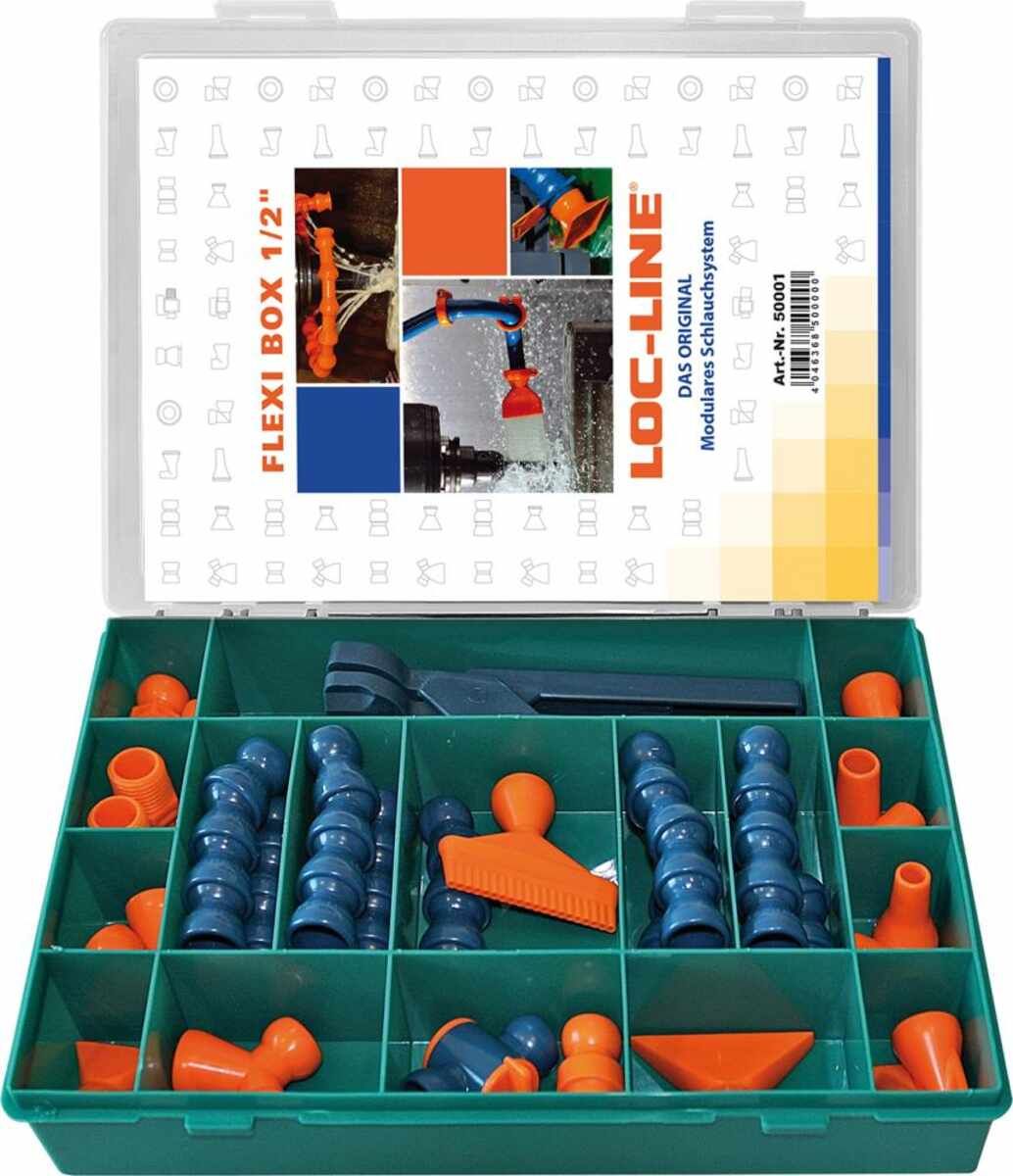 Kühlmittelschlauch-Satz Flexi-Box 27-teilig 1/2"" LOC-LINE