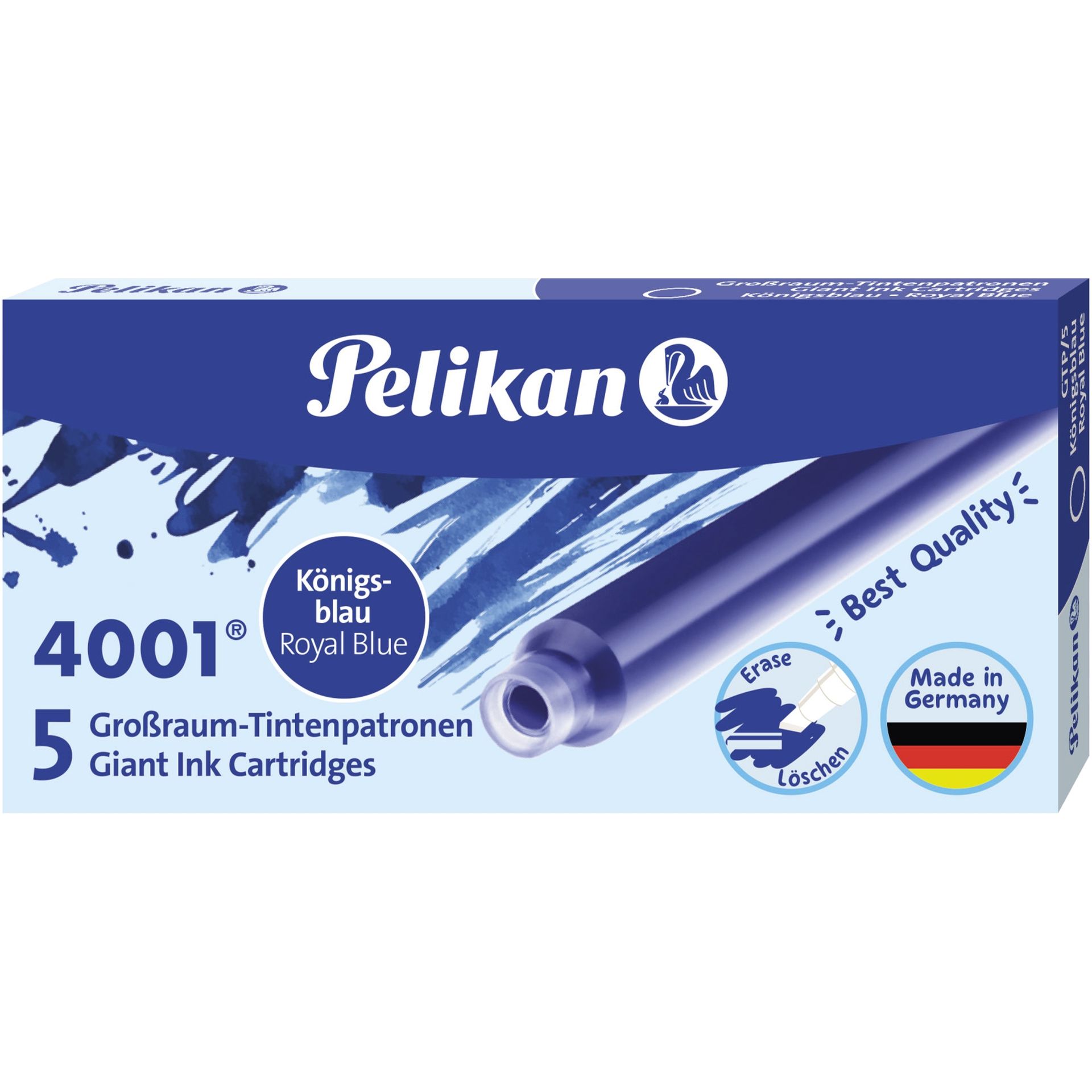 Tintenpatrone 4001 GTP/5 königsblau 5 St./Pack.