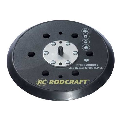 RODCRAFT Klettschleifteller, gelocht