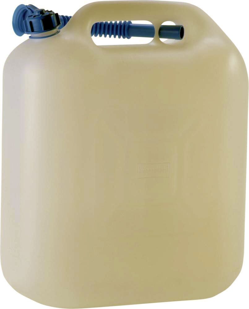 Wasserkanister 22 l HD-PE natur B370xT190xH440 mm mit Auslaufrohr