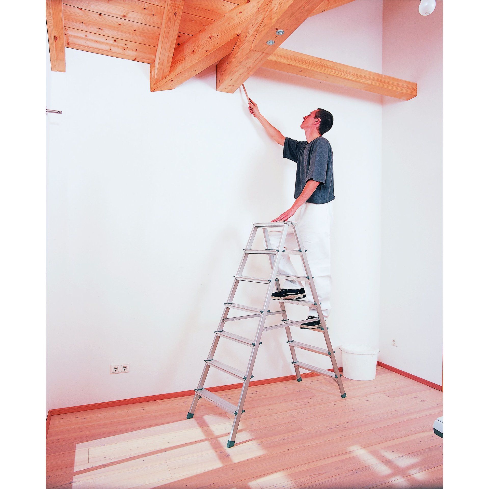 Zarges Scana B - Stufen-Stehleiter 2 x 5 Stufen