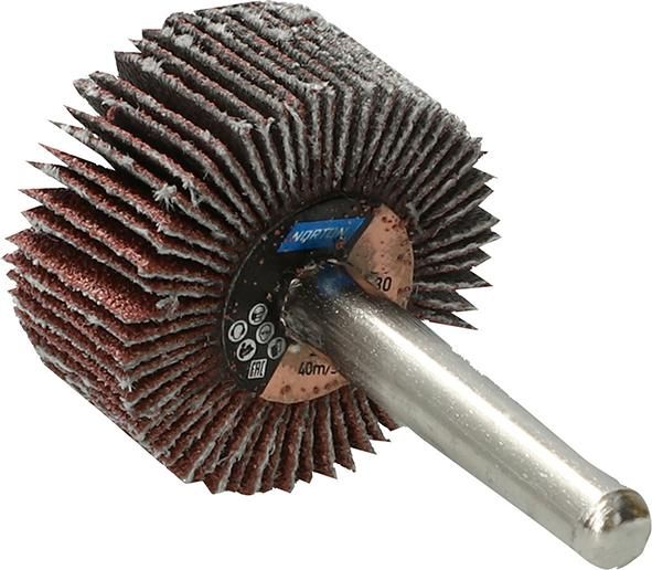 Fächerschleifer m.Schaft R207Plus 30x15x6 P40