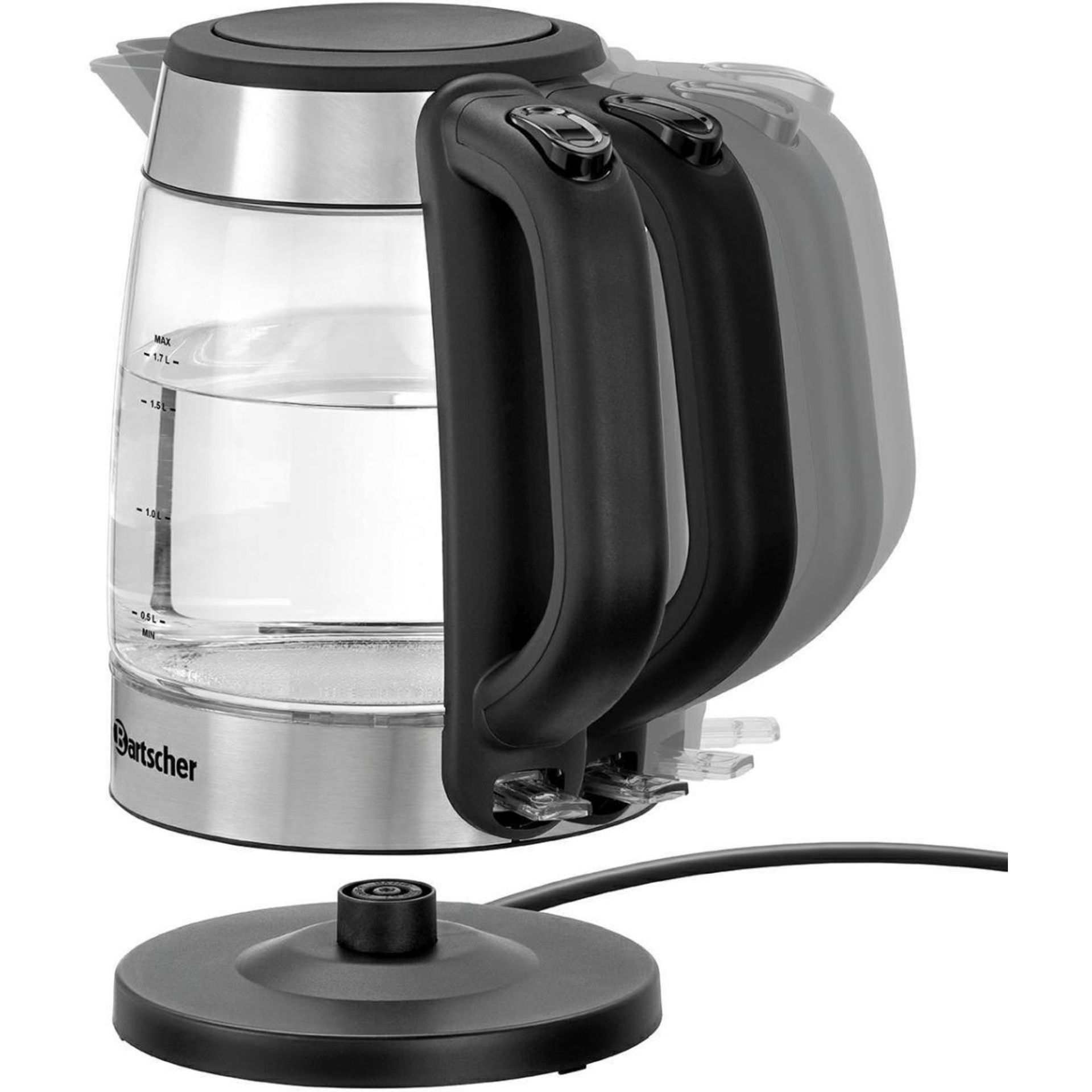 Wasserkocher 1,7L Glas