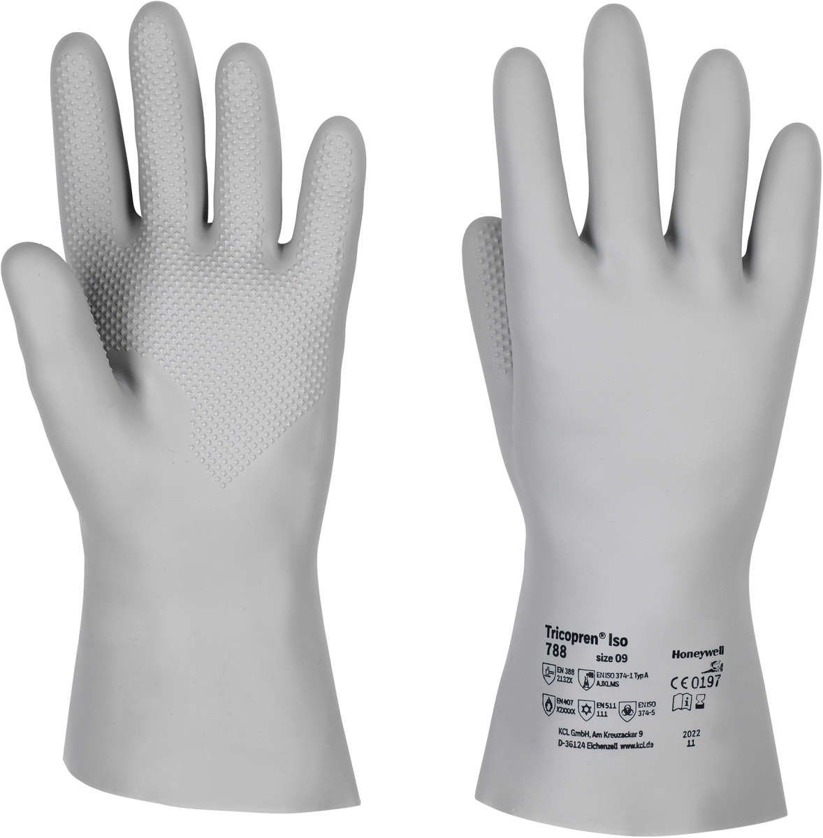 Handschuh Tricpren ISO 788,L:290-310,Gr.10