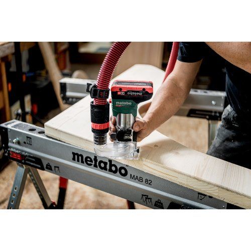 Akku-Kantenfraese FMV 18 LTX BL 8 Metabo ohne Akku ohne Ladegerät metaBOX