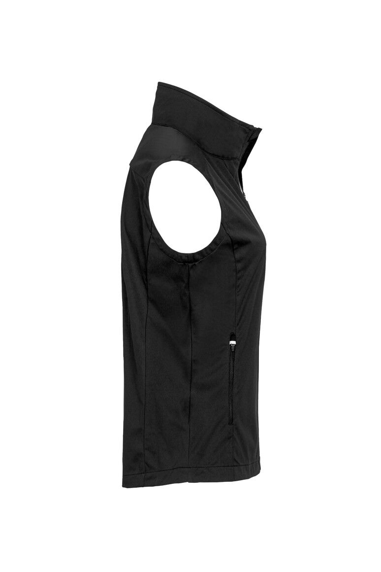 HAKRO Damen Light-Softshellweste schwarz, XS
