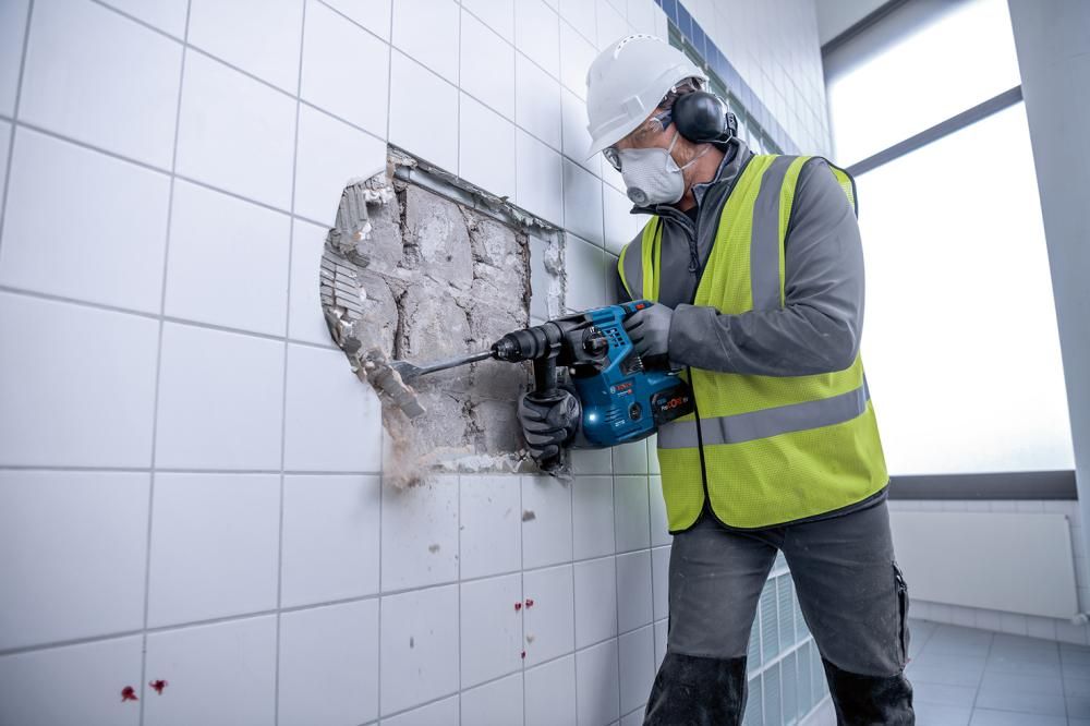 Akku-Kombihammer solo GBH 18V-28 CF Bosch ohne Akku ohne Ladegerät XL-Boxx
