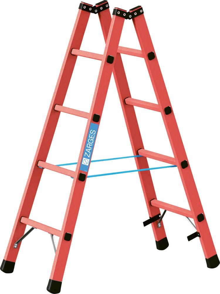 GFK-Stehleiter EFA B 2x4 Sprossen Leiterlänge 1,32 m Arbeitshöhe 2,60 m ZARGES
