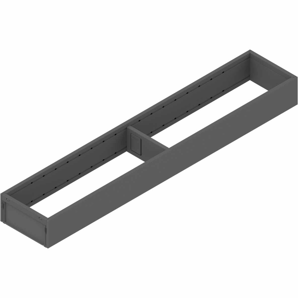 AMBIA-LINE Rahmen, für LEGRABOX/MERIVOBOX Schubkasten, Stahl, NL=550 mm, Breite=100 mm, oriongrau matt