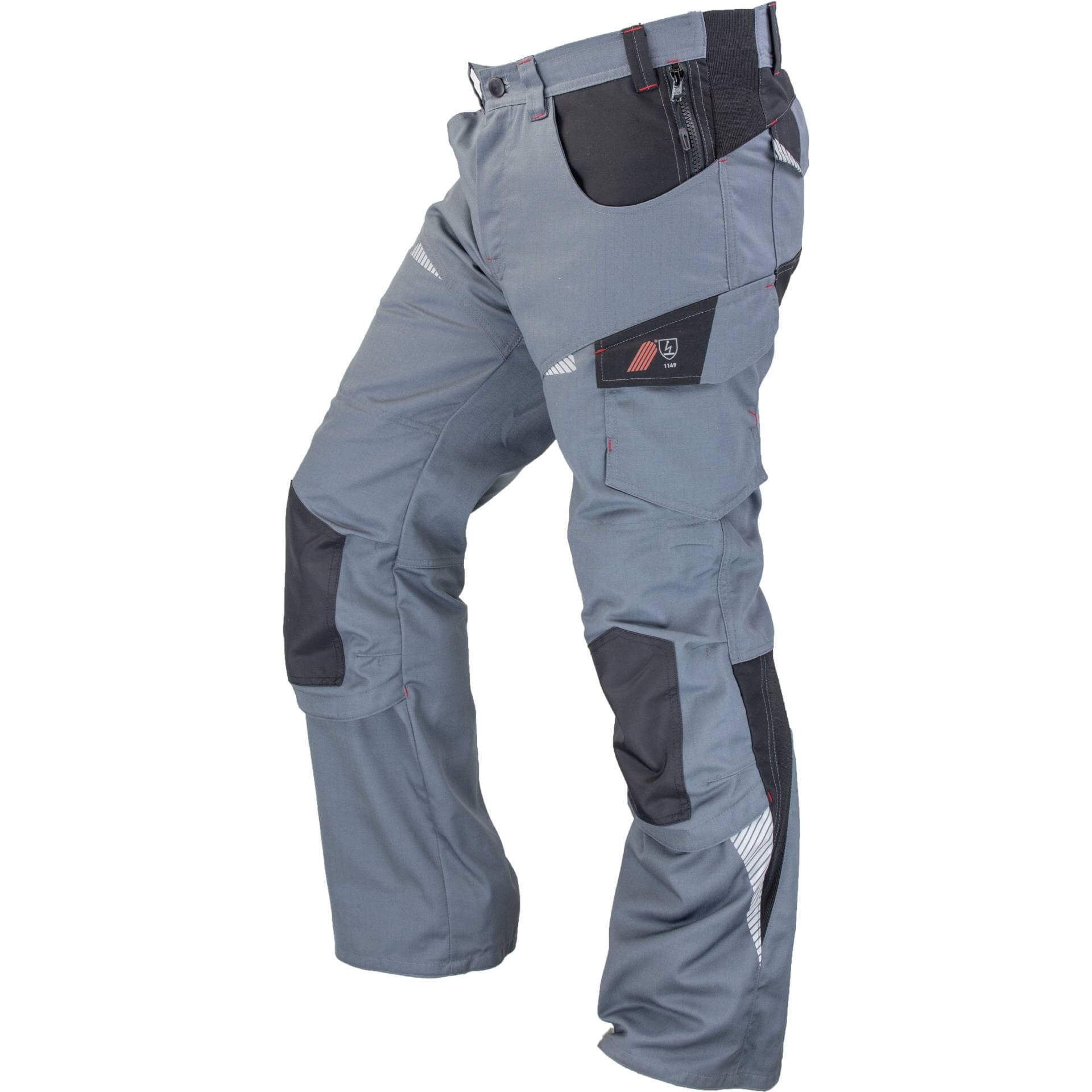 Antistatik Bundhose 2137BH, grau/schwarz, Gr. 42