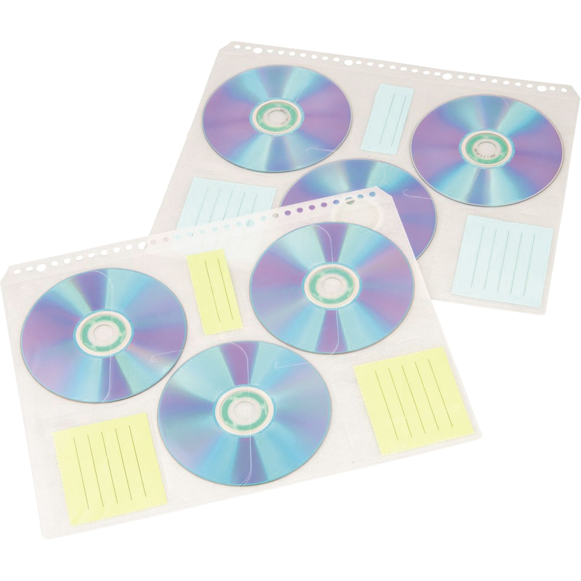 CD/DVD Hülle für 60CDs/DVDs tr/ws 10St