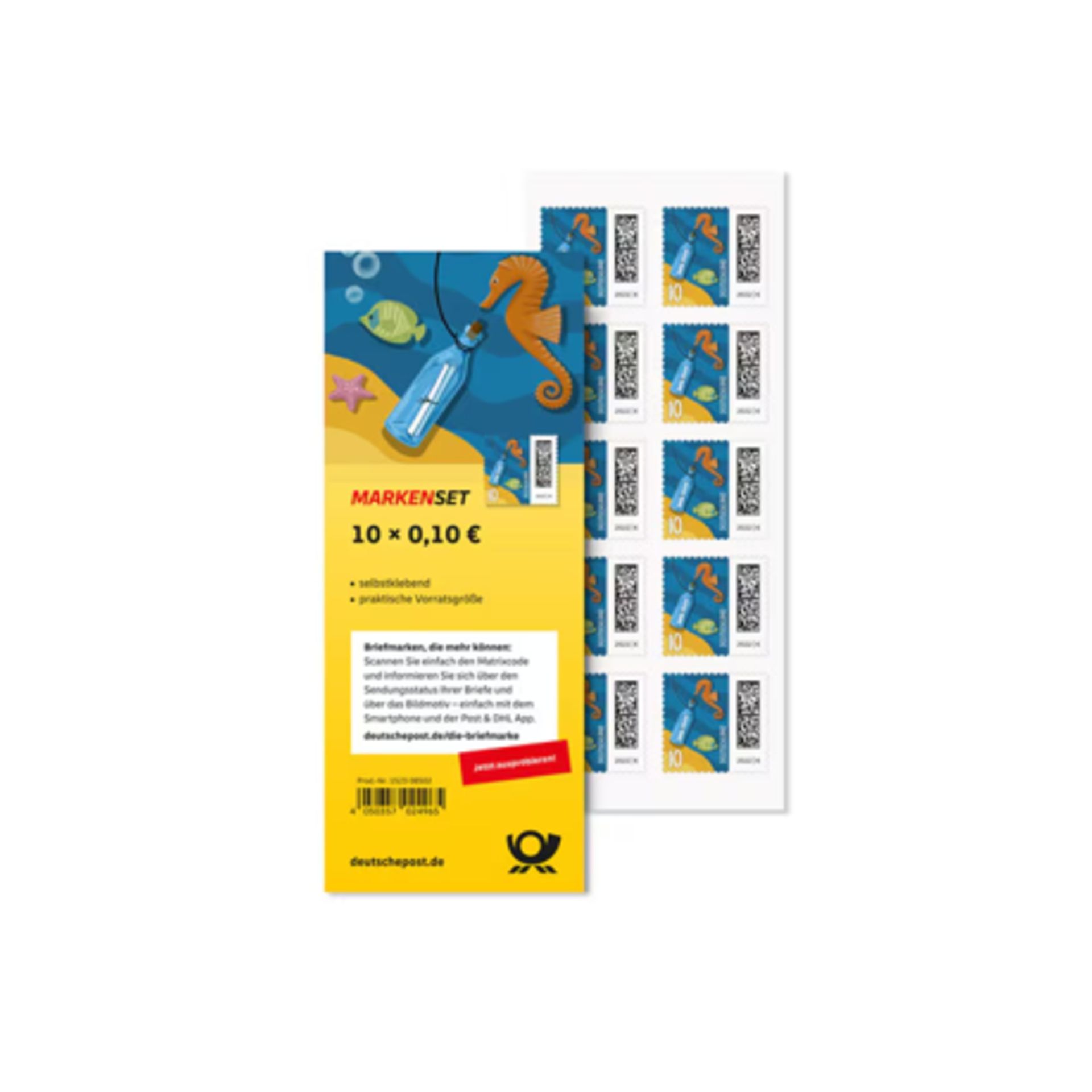 Briefmarke Ergänzungsmarke 10ct 10St