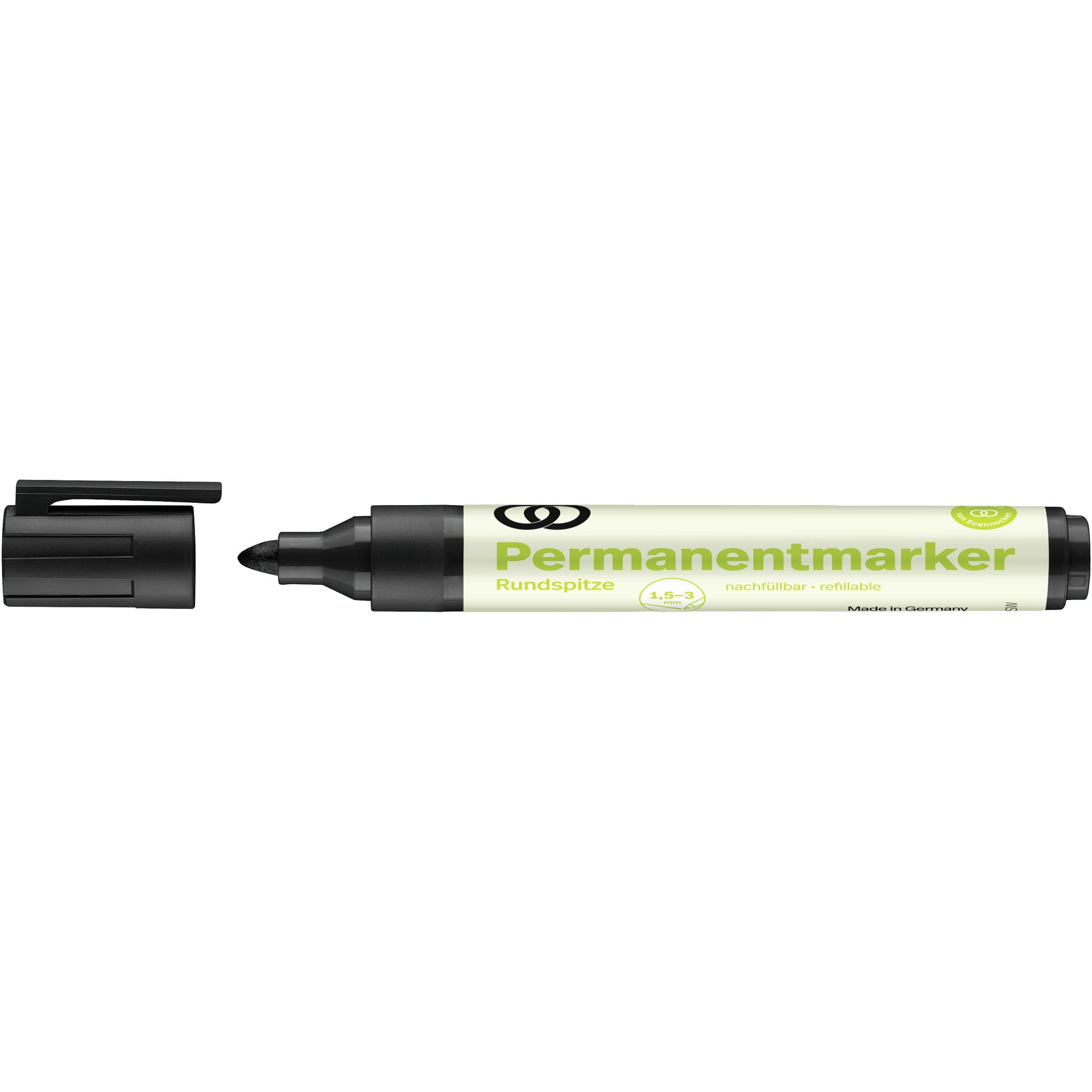 Permanentmarker oeco 1,5-3mm schwarz