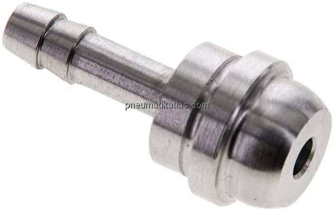 Tülle Edelstahl, G 1/2"-6 (1/4")mm, ohne Mutter