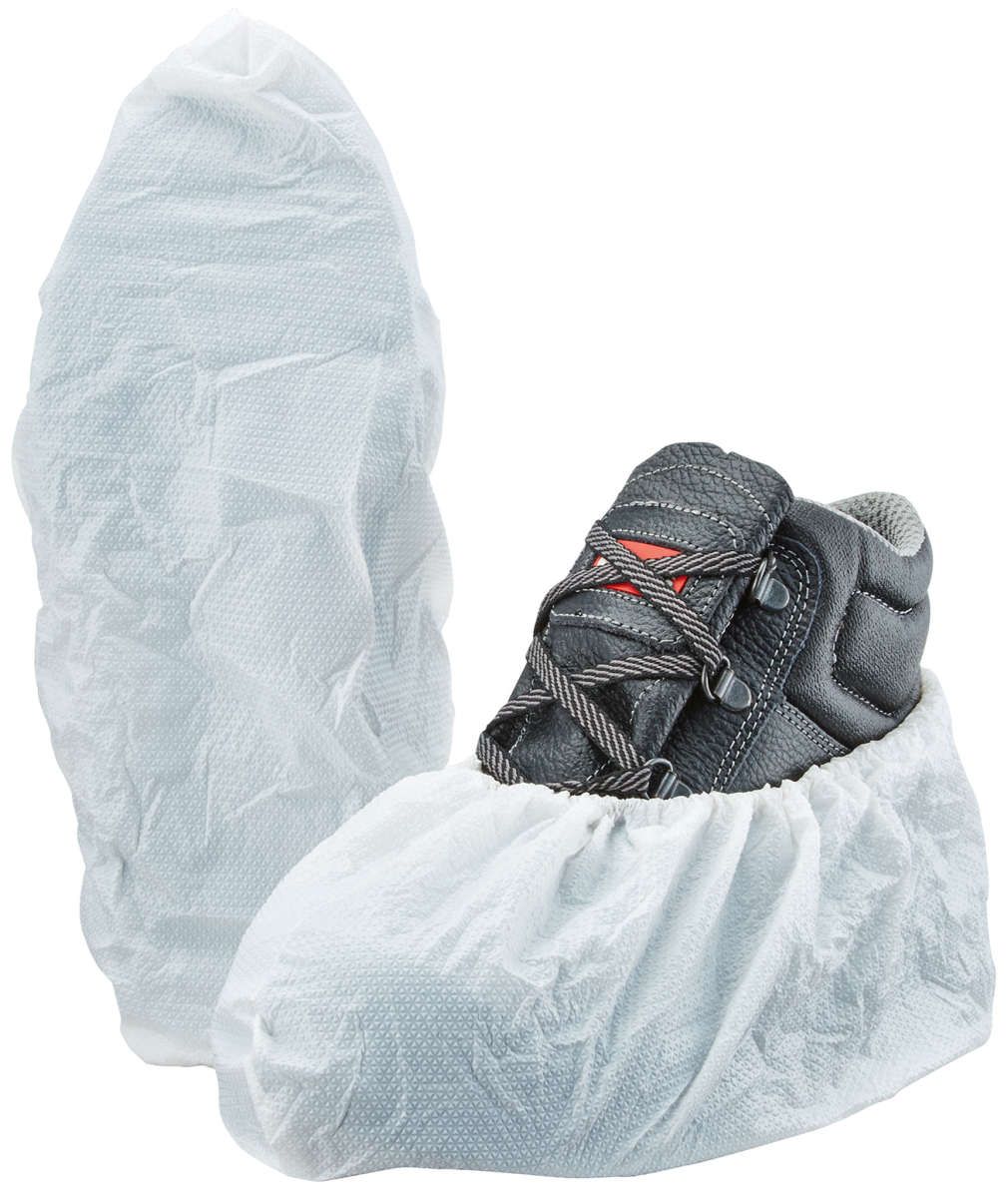 Einwegüberschuh, PE, 17 cm hoch, weiß ASATEX